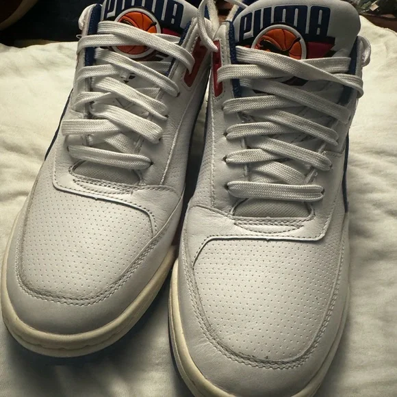 New Puma Palace Guard OG Isiah Thomas Detroit Pistons Bad Boys White Red PE 9 - Picture 2 of 5